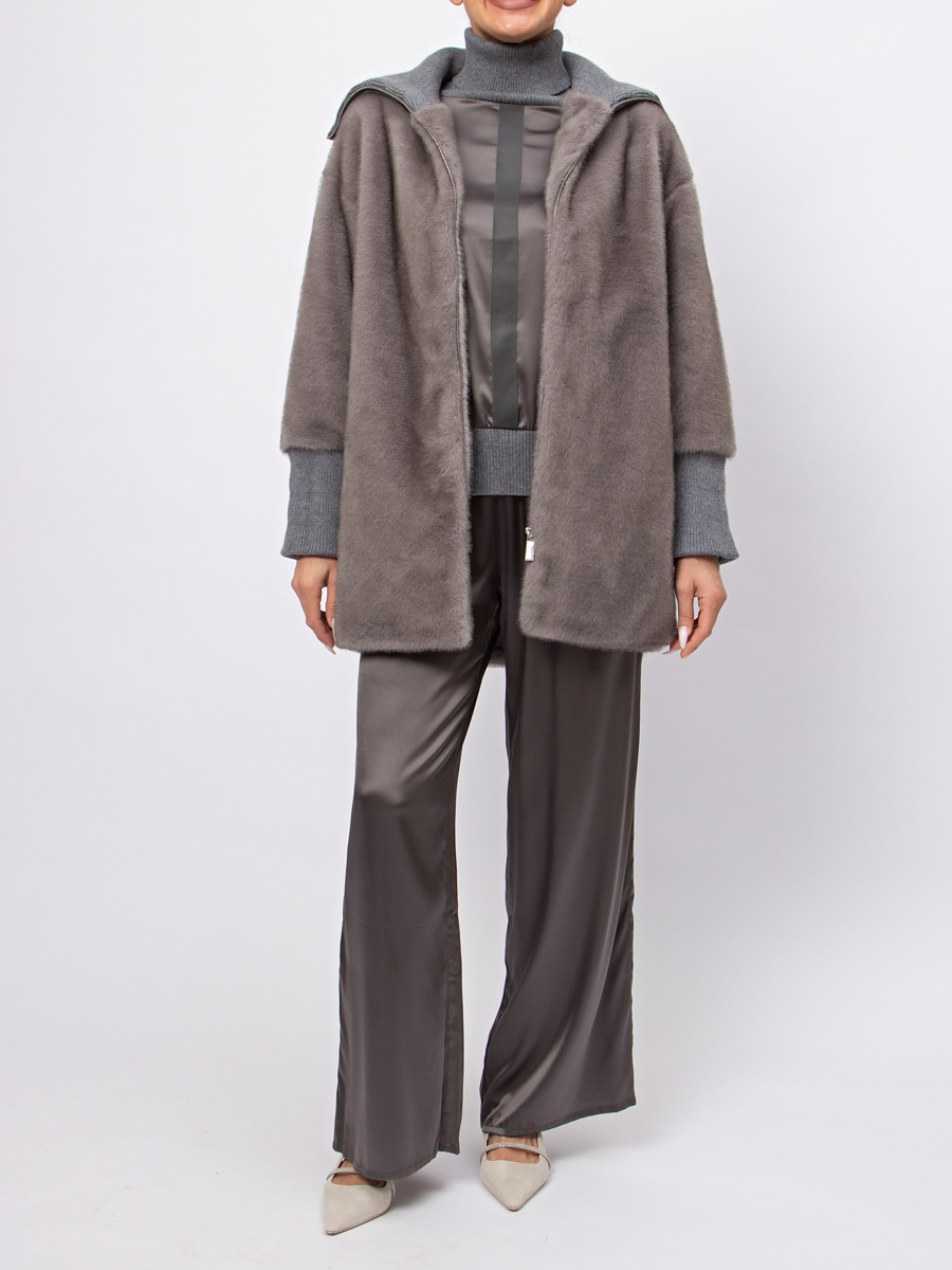 Шуба из экомеха H25VALERIO