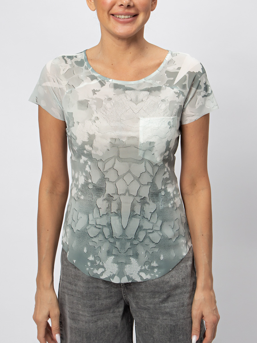 Футболка из микросетки 10287TS